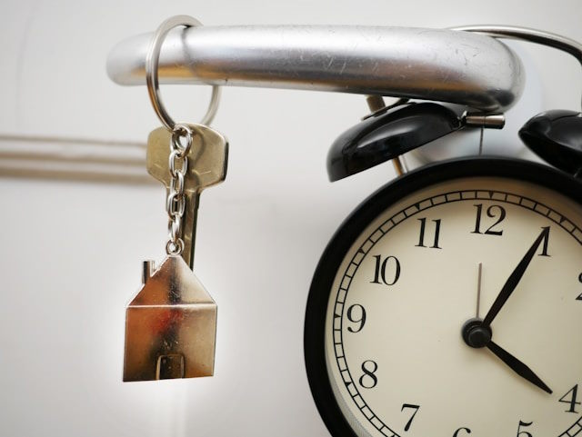 Commercial property keys and clock