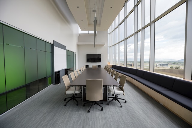 Commercial property meeting room